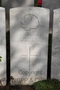 Bethune Town Cemetery - Munyard, G
